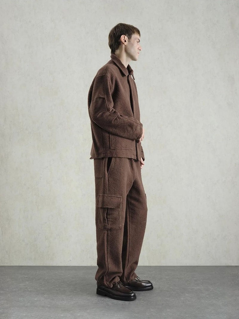 GIESTO Textured Jacquard Cotton Jacket - Image 2